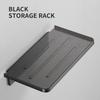 Bathroom Shelf Storage Rack Black Shelves Wall Holder Shower Basket Phone Storage Bathroom Organization