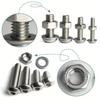 Hex Nuts And Bolt Set - 380 Pieces/120 Pieces, Durable M2 - M5 Metric Size, Universal Hardware Kit For Diy Projects And Repairs
