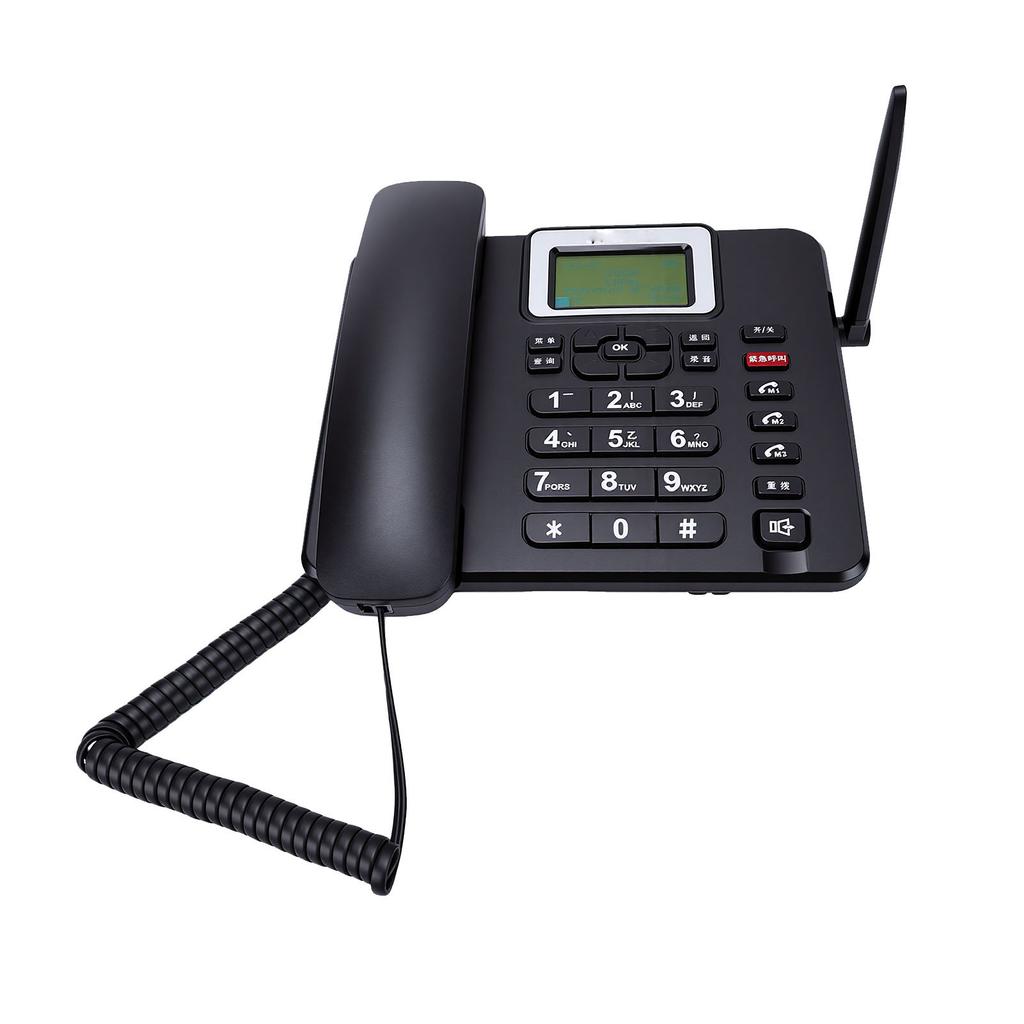 Kabelloses GSM-Tischtelefon Antiker Stil 4G Mobiltelefon Entsperrt Retro Handy mit SOS-Notruf Hohe Lautstärke 2000