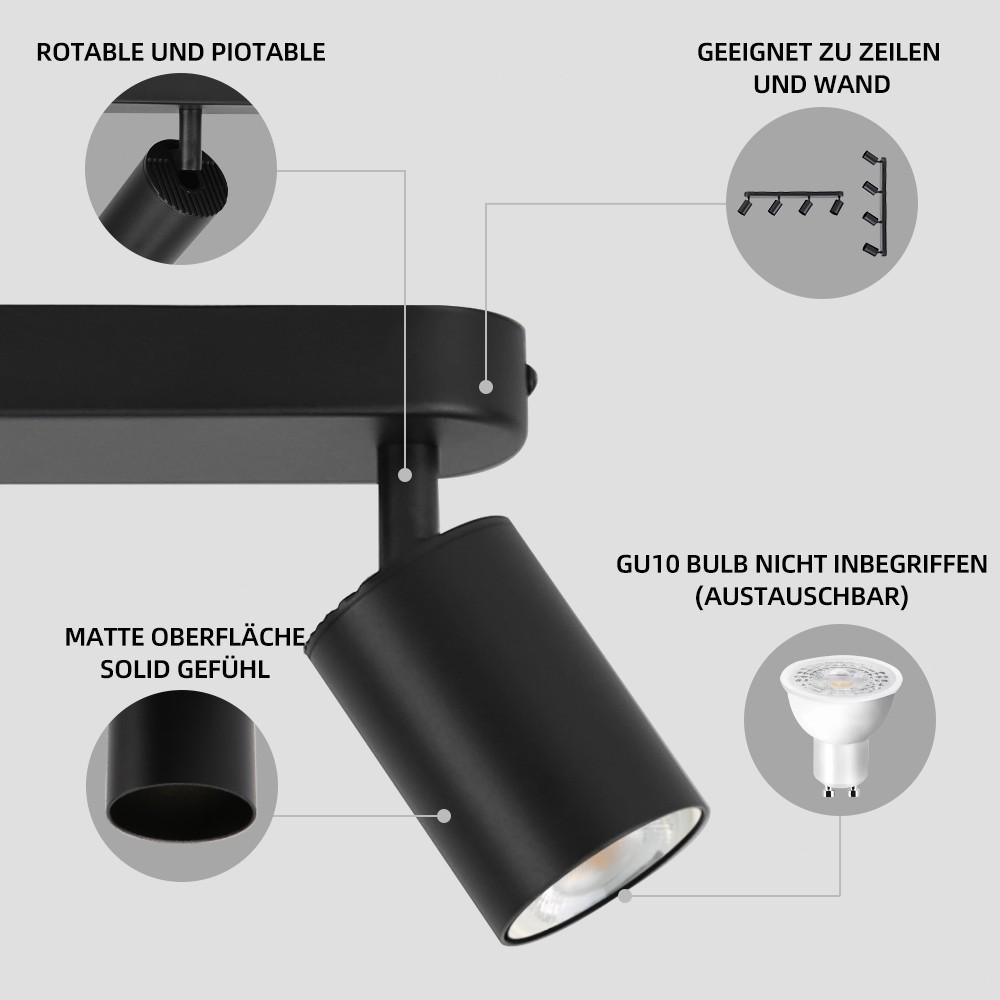 Household Minimalism LED Ceiling Lights Indoor Lighting Track Rail Lamp Replaceable Bulb Ceiling Spotlight