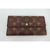 Used Monogram Portefeuille Sarah Long Wallet Unused with Box
