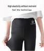 High Waist Comfortable Girls' Shark Print Barbie Pants - Elastic & Skin-Friendly Base Layer Wear