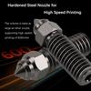 Creality Official K1/K1 Max Nozzle Kit Brass/Hardened Steel 6PCS Nozzles High Temperature Resistance for Ender 3 V3 KE/CR-10 SE