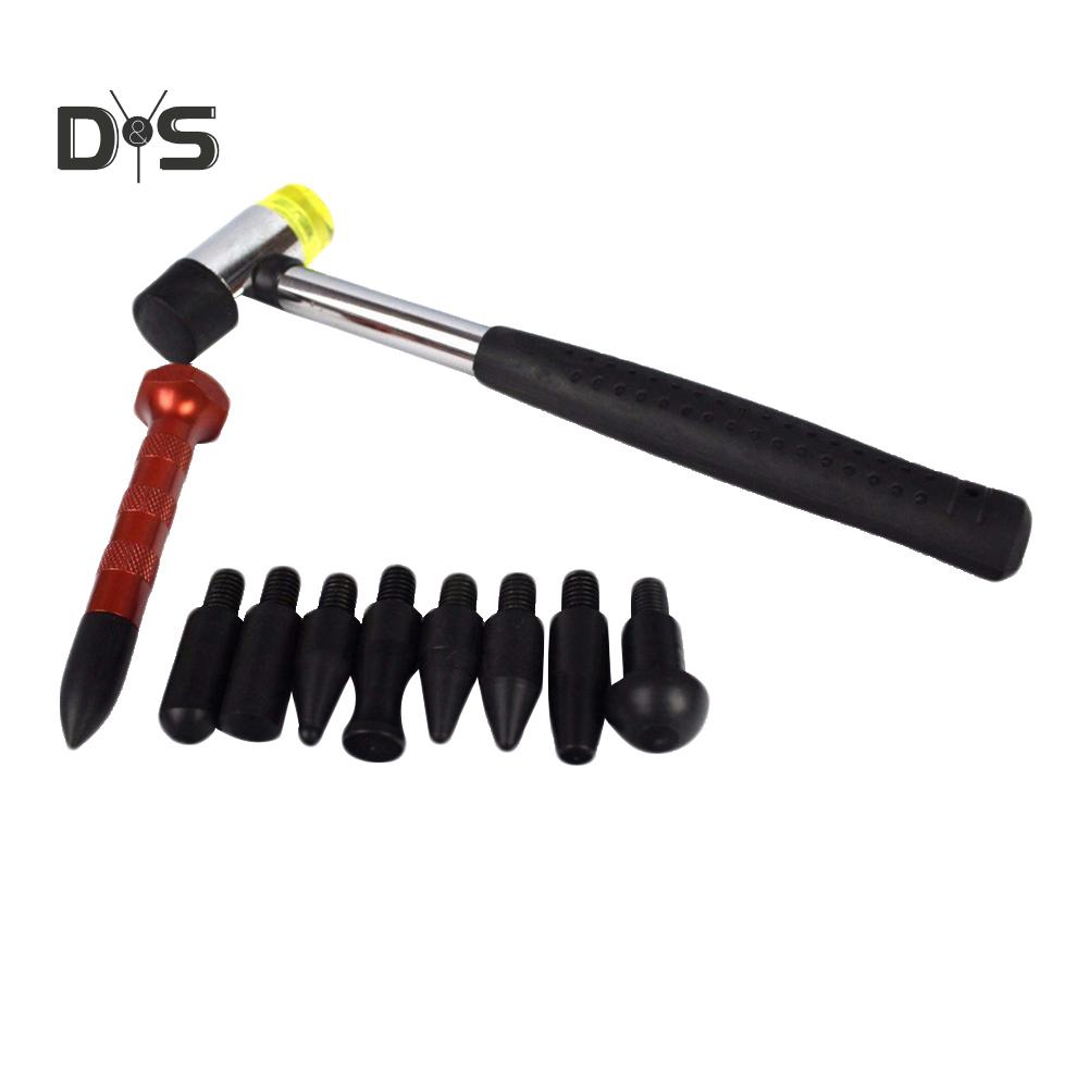 DYS Auto Shop Car Vehicle Body PDR Paintless Hail Dent Repair Hammer Pen Removal Tools Kit