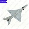 J-7 Fighter Jet Alloy Model 1:48 Scale