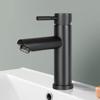 Basin Faucet - NETTLIFE - Standard Model - Black - Single-lever Mixer Tap - Height 100 Mm