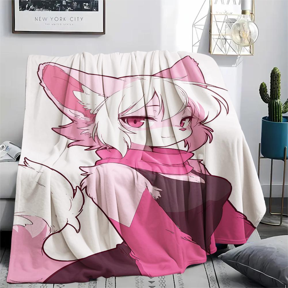 1 Manta de Franela con Estampado de Dibujos Animados, Alta Calidad, Cómoda para Todas las Estaciones, Decoración del Hogar, Calidez y Confort, Perfecta para Regalo de Navidad o Cumpleaños