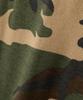 Avirex Daily Rib Short Sleeve Neck Camouflage Rib Henley Neck Short Sleeve Daily Size Olive 6143504 T-Shirt (Web Exclusive) T-Shirt, Wear, Men's, M,