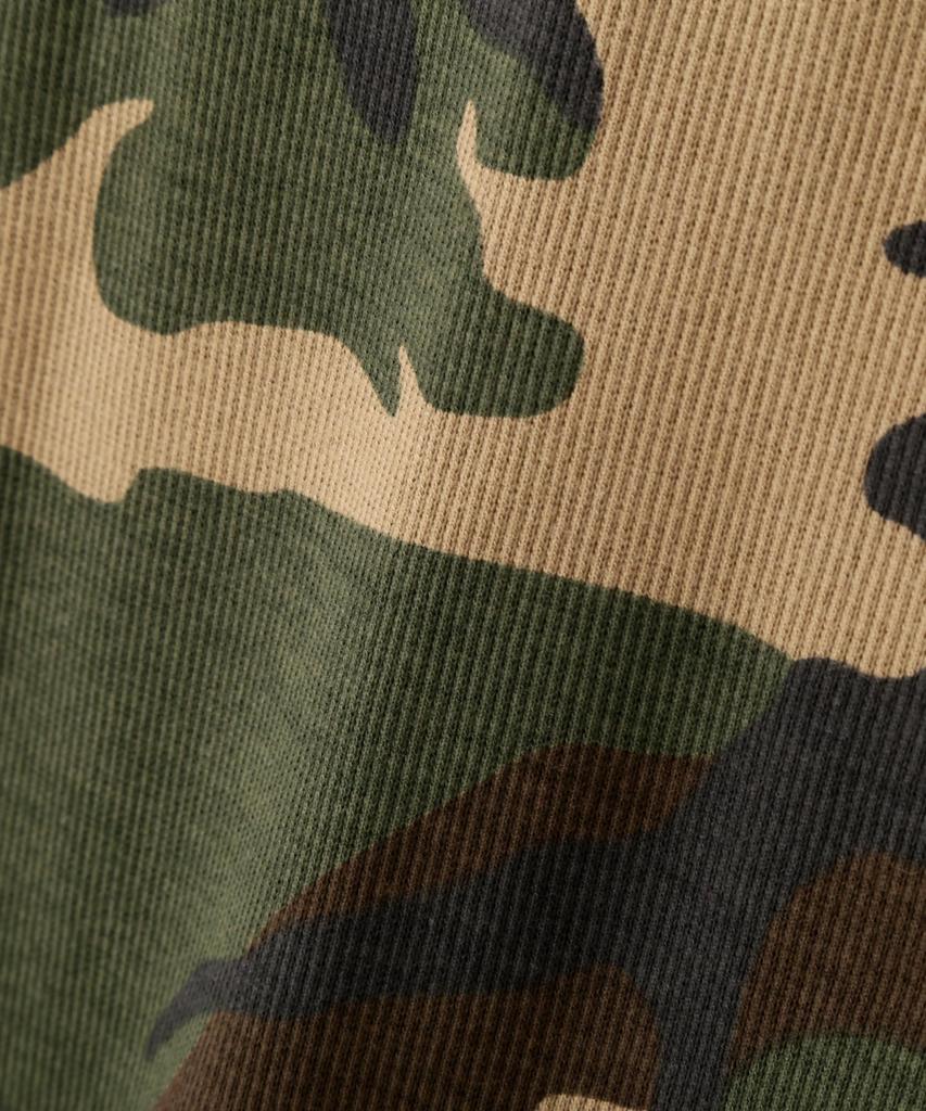 Avirex Daily Rib Short Sleeve Neck Camouflage Rib Henley Neck Short Sleeve Daily Size Olive 6143504 T-Shirt (Web Exclusive) T-Shirt, Wear, Men's, M,