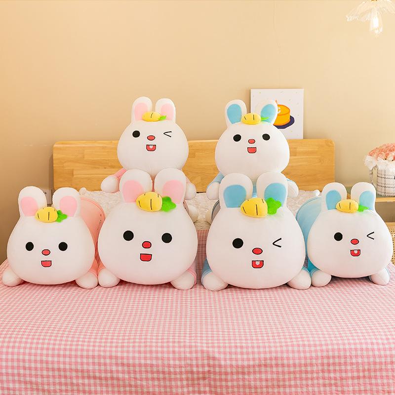 New Party Radish Rabbit Plush Toy Large Female Leg Sleeping Leg Throw Pillow Doll Birthday
