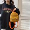 2026 Mini Backpack Ins Cute Commuting Storage Bag Korean Contrasting Color Small Satchel