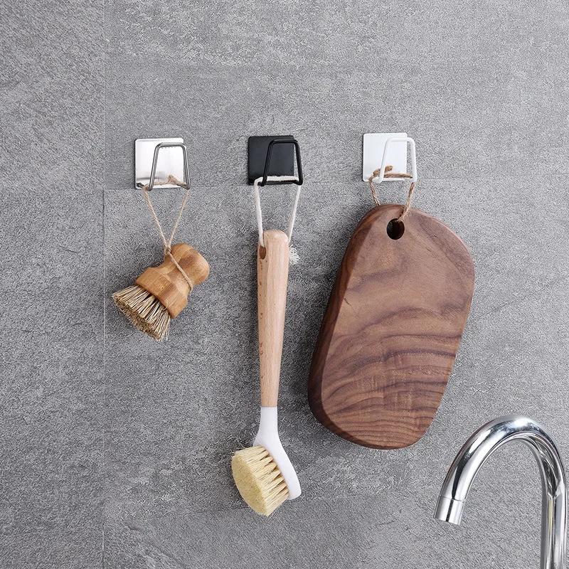 Non-slip Sink Accessories Sponges Holder 304 Stainless Steel/Plastic Drain Drying Rack Storage Organizer Multi Purpose 1PCS