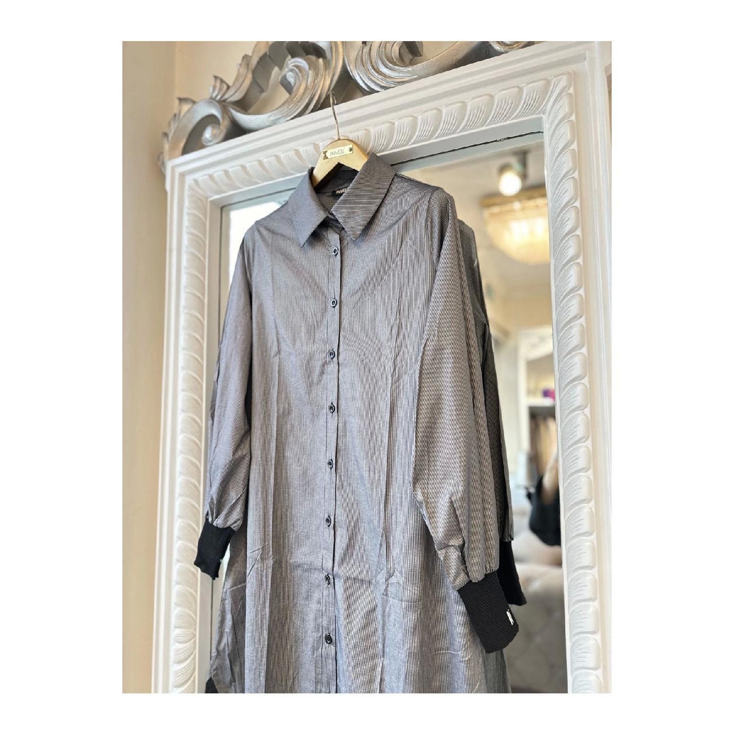 

nvee 6895 Anthracite-black Long Shirt 1 безодня