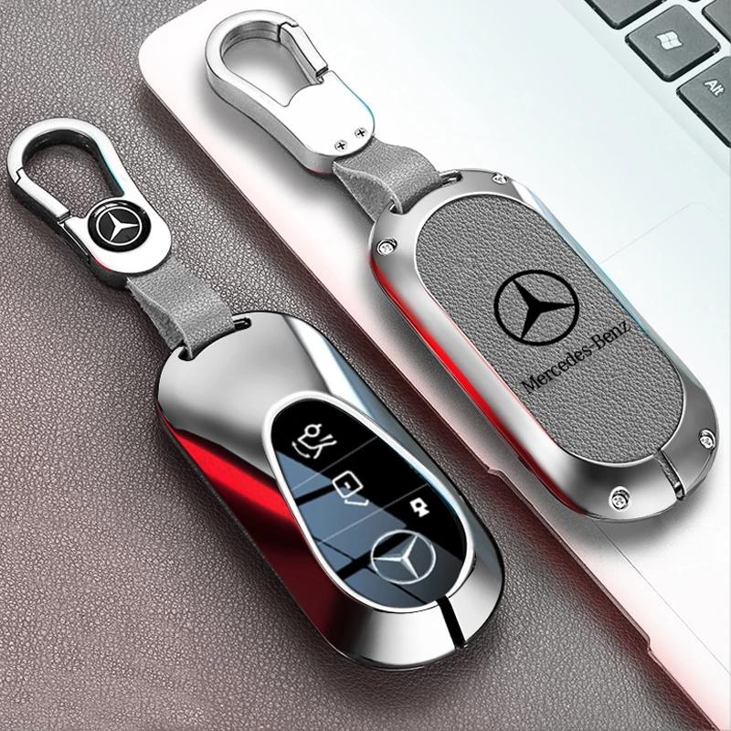 SUG2   Car Key Case Cover Shell For Mercedes Benz C E S Class GLC W206 W223 W214 E300 C260 C300 S450 S500 S400 Fob Accessories