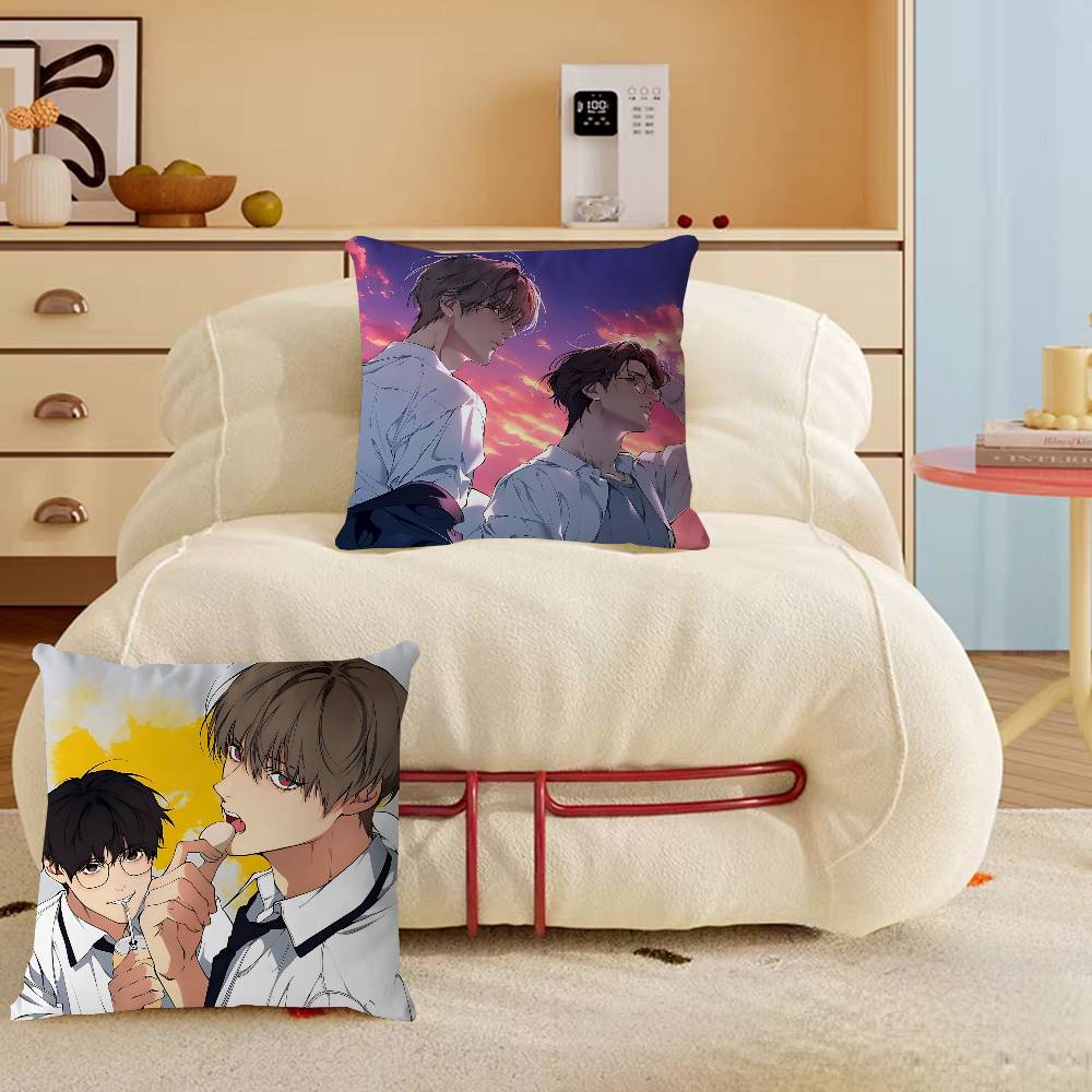 Anime Lost In The Cloud Pillow Cushion Cover Pillowcase Living Room Sofa Home Decor Customized