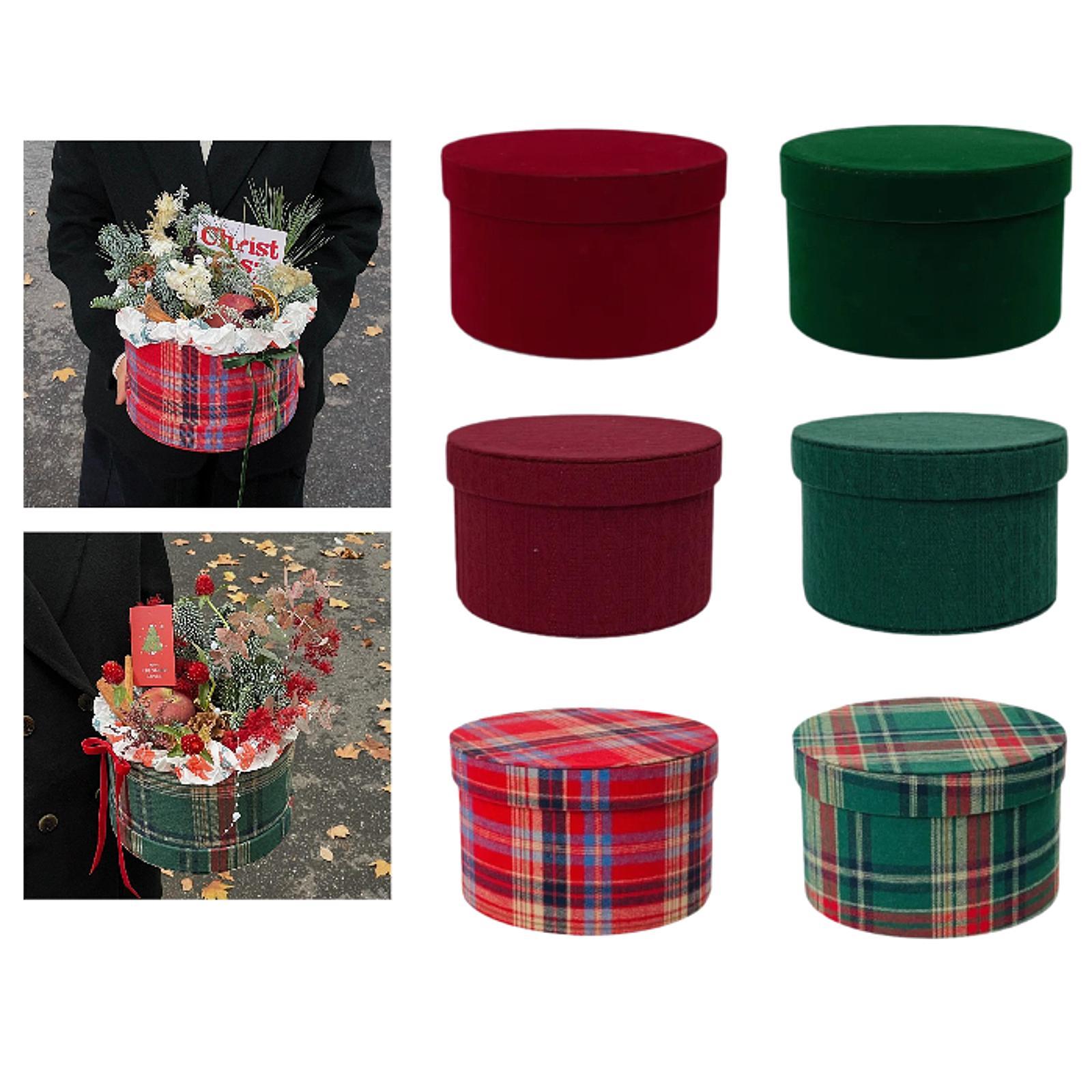 Christmas Gift Box with Lid Gift Case Christmas Box Decorative for Valentines Day Weddings Christmas Graduations Birthday