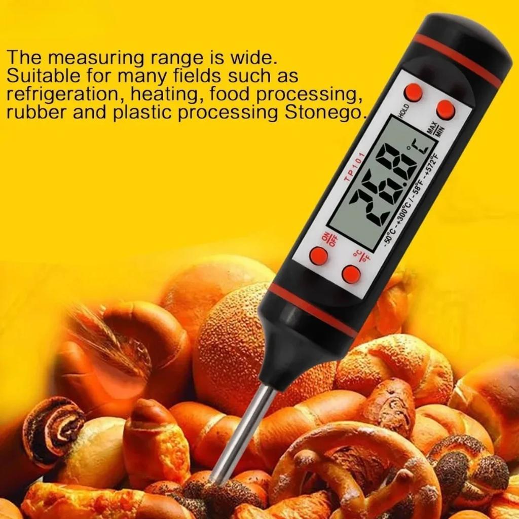 Digital Meat Thermometer Cooking Food Kitchen Probe Buffalo Milk Liquid Oven Digital Temperature Stonego Kitchen Tool PH225