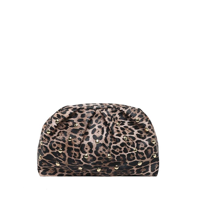 Pleated Trend Polka Dot Versatile Spring Summer Clutch Bag Femininity Dinner Bag Premium Textured Bag