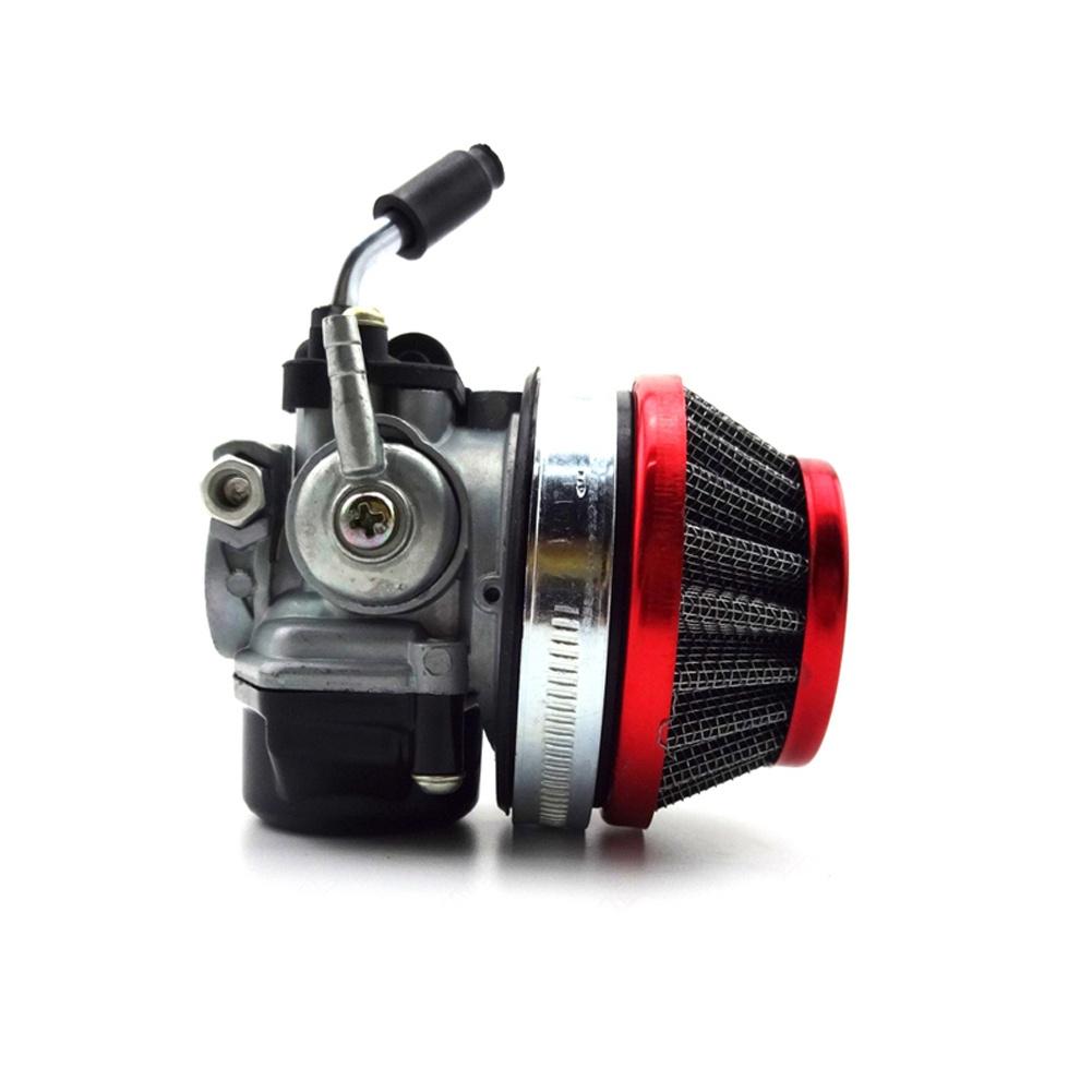 CARBURETOR 19mm Carburetor Carb For 2 Stroke 50cc 60cc 80cc Engine Motorized Bicycle Push Bike Color : Silver