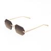 Vision Care Frameless Sunglasses Lightweight Men UV400 Eyewear Trendy Sun Glasses  Travel