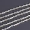 5-6mm Flat Spacer Beads: Natural Freshwater Nucleus-Free Pearls for DIY Jewelry