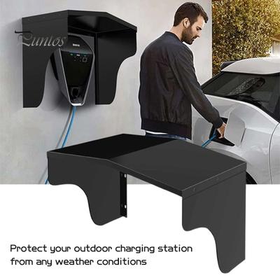 Electric Vehicle Charging Station Protective Roof Rust-Resistant Weatherproof Simple Installation Charging Post Roof Protective Cover