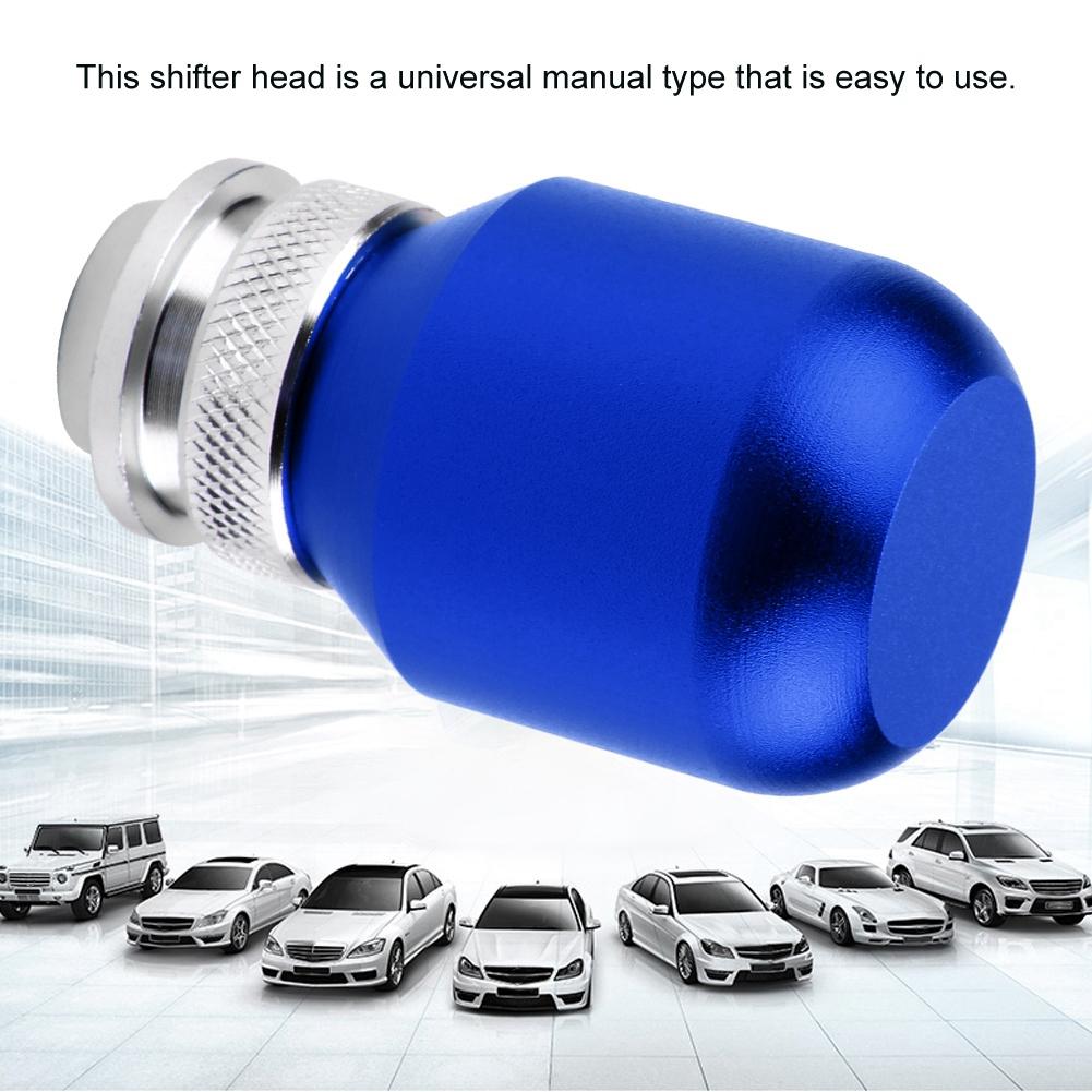 Car Universal Modification Manual Knob Gear Shift Head Shifter Lever Stick (Blue)