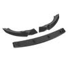 3 Sections Front Bumper Lip Diffuser Sturdy Front Bumper Lip Spoiler Replacement for   A‑Class W176 Standard Pre‑facelift