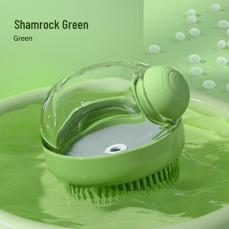 

Silicone Pet Bathing Massage Brush for Cats & Dogs