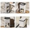 Durability Plastic Waste Container With Modern Look Feet Wheel Perfect For Household Cleanliness In Various Indoor Space