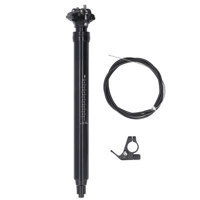 Hydraulic Lifting Seatpost Internal Routing Aluminum Alloy Wire Control Bike Post for Mountain Road Bikes 170mm Travel
