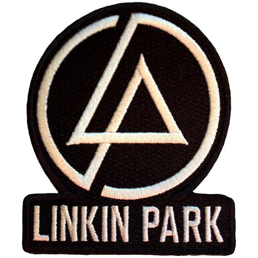 Linkin Park Logo Woven Concentric Text Iron On Patch