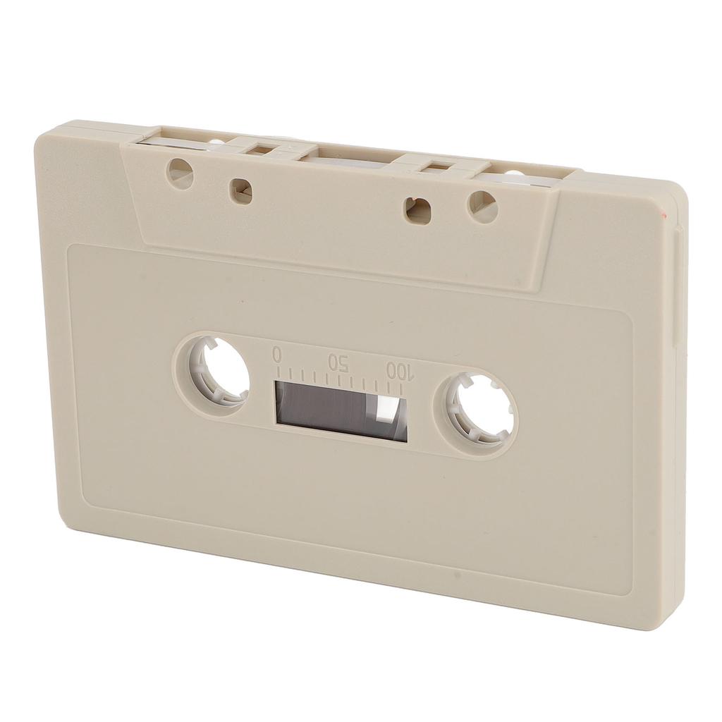 Blank Cassette Tape 45 Minute Premium Sound Empty Cassette Tape with Clear Case for Sound Music Recording