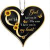 1Pc Butterfly Cross Hanging Decoration For Car Sunflower Butterfly Car Charm Rear View Mirror Accessories Car Interior Pendant