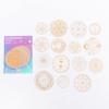 45 Pcs Bronzing Stickers Foil Gold Star Moon Flower Stickers Set Decorative Vintage PET Stickers For Scrapbook Diary Crafts Card
