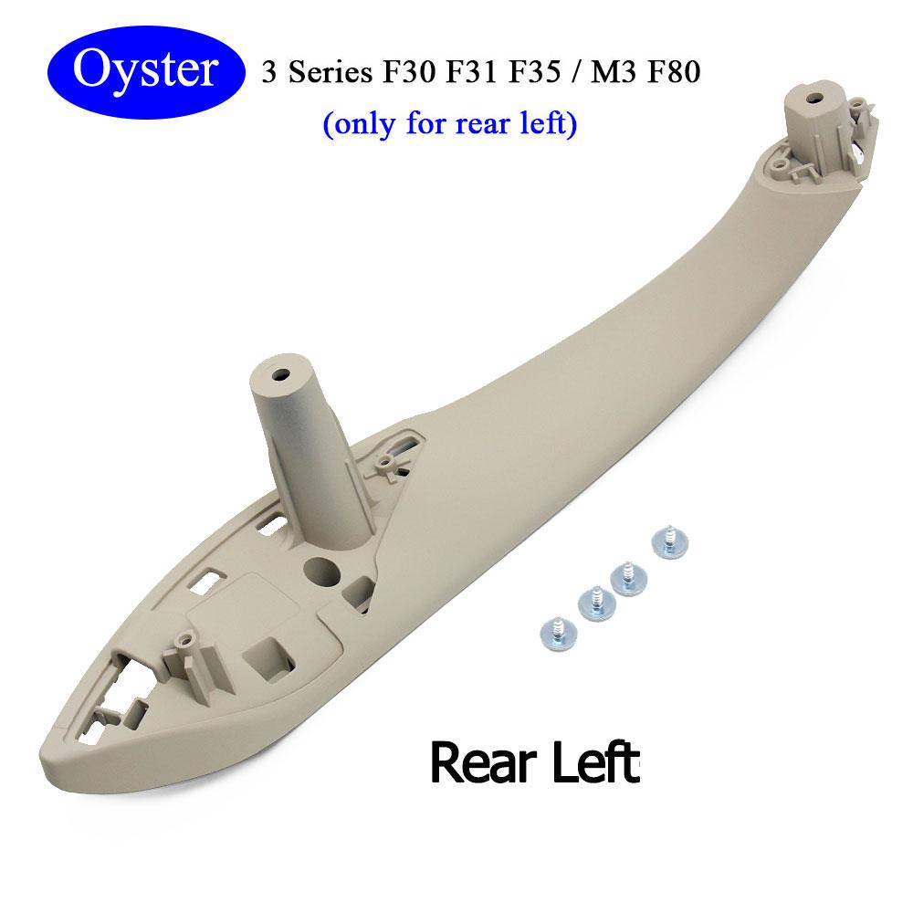 Car Accessories Interior Door Black Beige Left Right Pull Handle Trim Cover Replacement For BMW M3 M4 F30 F34 F36 F32 F33