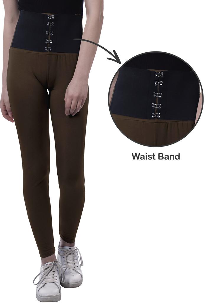 Moomaya High Waisted Yoga Pants For Women Corset Style Trendy Workout