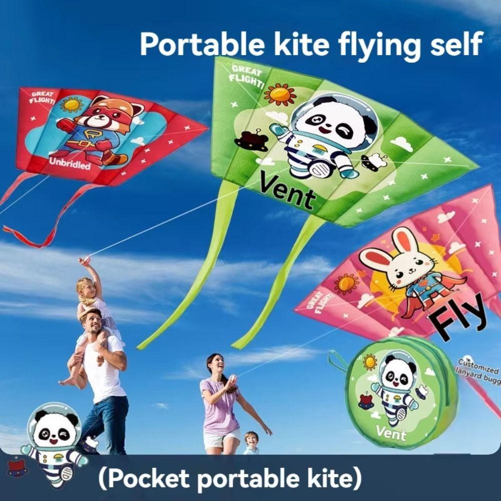 Kaninchen Kinder Sport Drachen Panda Frühlingsausflug Taschen Drachen Cartoon Kinder Drachen Anfänger Gebrauch