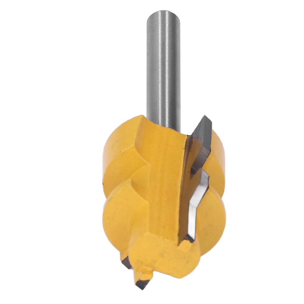 Reversible Glue Joint Router Bit Square Tooth T Slot Milling Cutter with 14in Round Shank