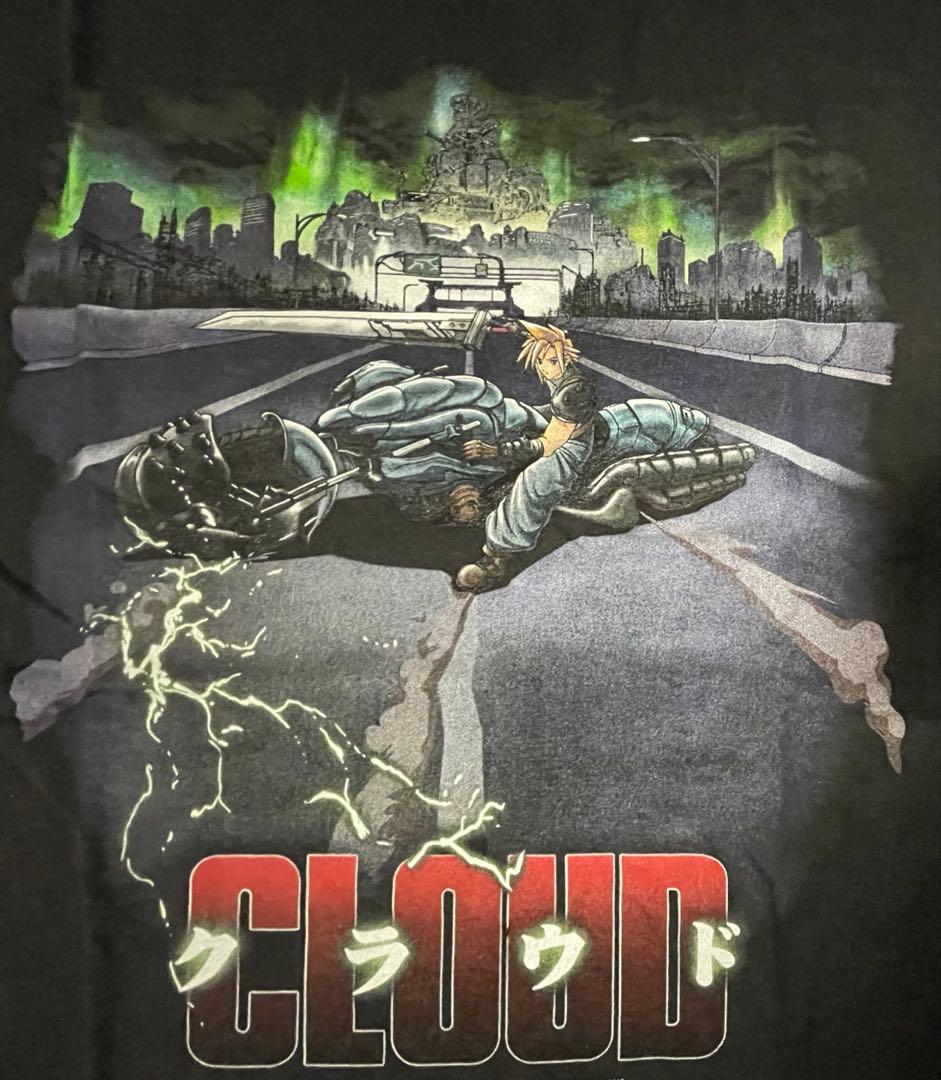 

[USED] FF7 Cloud FINAL FANTASY VII AKIRA T-shirt