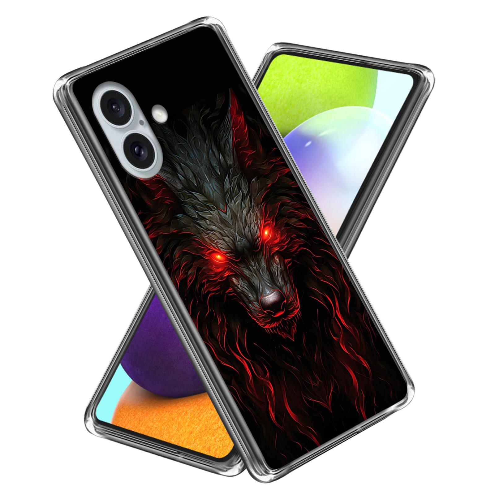 

Чехол для iPhone 16, ударопоглощающий ТПУ, с принтом Style I