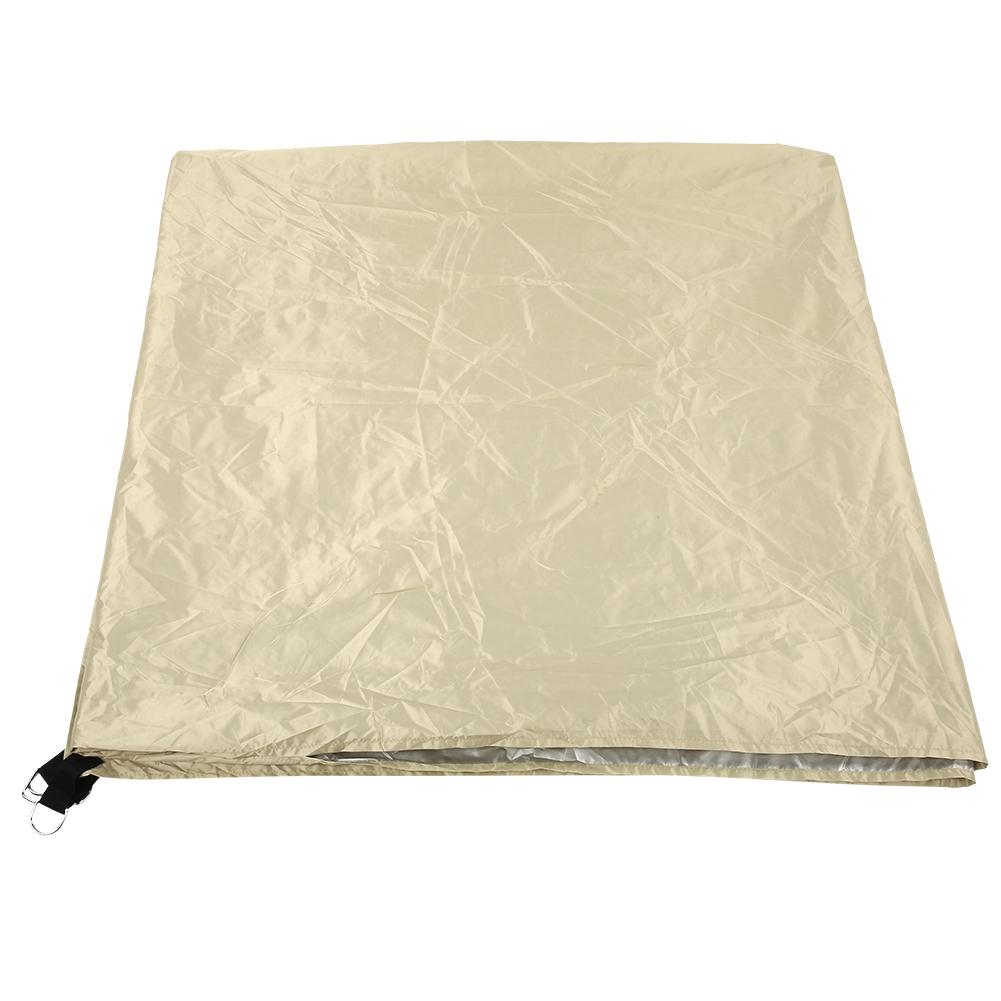 Wasserdichtes Sonnensegel UV-Schutz Sonnenschutz Markise für Terrasse Garten Außenanlage 3,6x3,6m