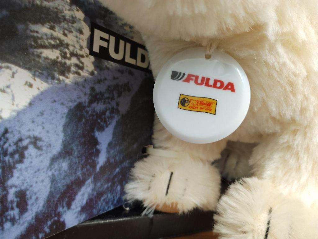 [USED] steiff×fulda yukon quest polar bear teddy bear