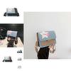 Stylish Summer Patchwork Women's Bag 2024 Trendy Denim Star Crossbody Shoulder Bag