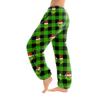 Women's Solid Color Trousers With Cuffs Casual Pants And Pajama Pants