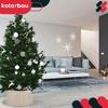 Housse de sapin de Noël - KOTARBAU® - Ø 55 cm - Osier - Blanc - Intérieur