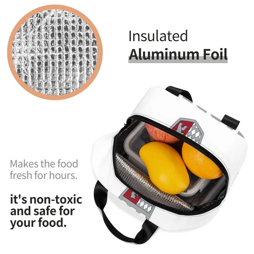 Isolierte Lunchtaschen Bento-Box Tragbare Lunch-Tasche Auslaufsichere Picknicktaschen Kühltasche Thermotasche für Frau Studentin