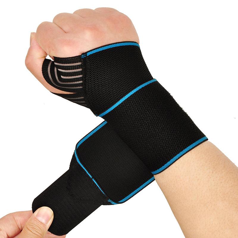 

1Pc Wrist Support Strap Tennis Badminton Football Compression Wrist Guard Breathable Adjustable Gym Weightlifting Wrist Wrap