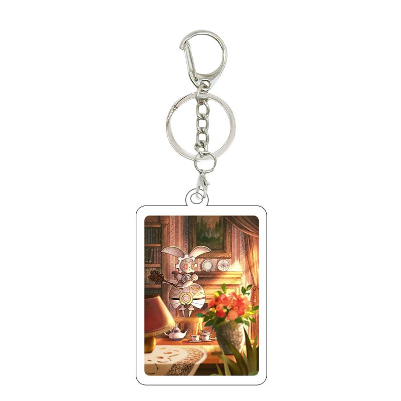 1pc Anime Charizard Mewtwo Gardevoir Cartoon Cool Game Characters Self Made Acrylic Keychain 5cm Pendant Decor Gifts Wholesale