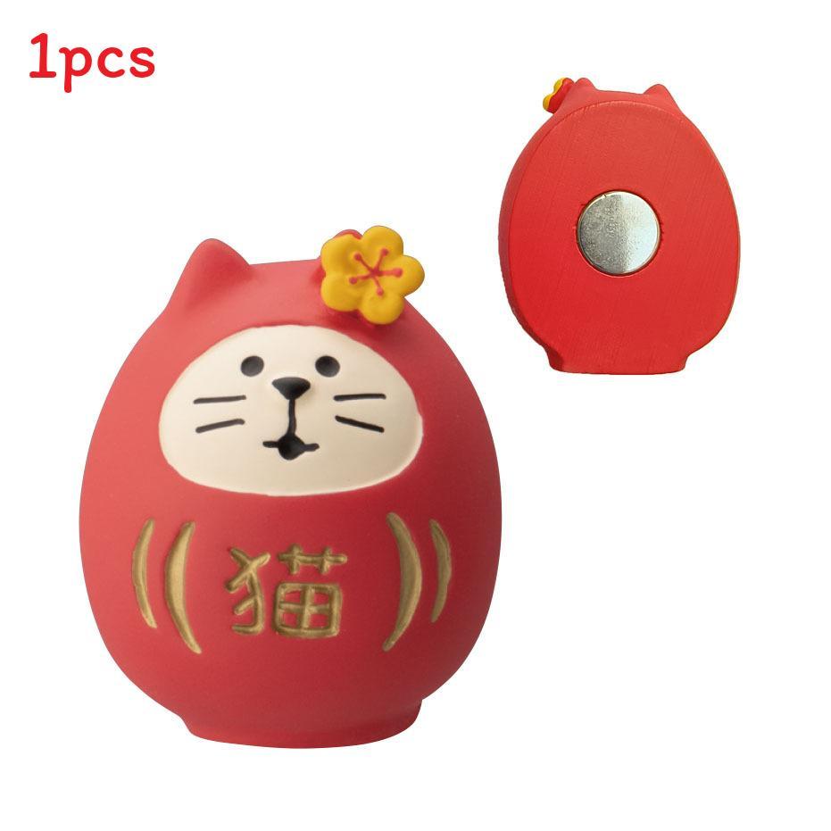 Cat Magnet Fridge Sticker With Strong Magnetic Diy Decor For Kitchen Organization